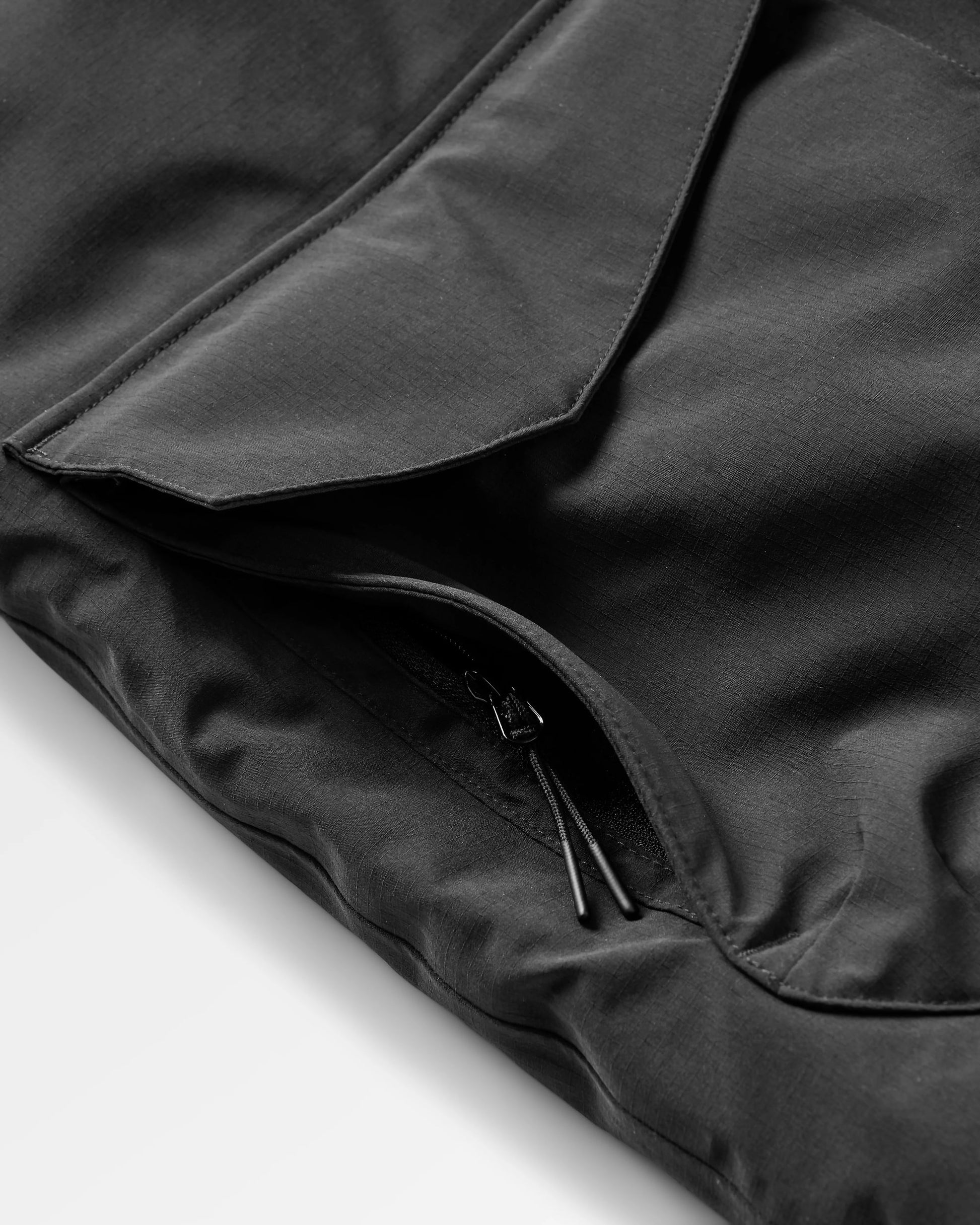 Telluride Waterproof Parka - Black - Flatlay