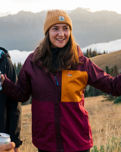 Trailscape Women's Recycled Waterproof Jacket - Fig/Wild Berry  - Lifestyle