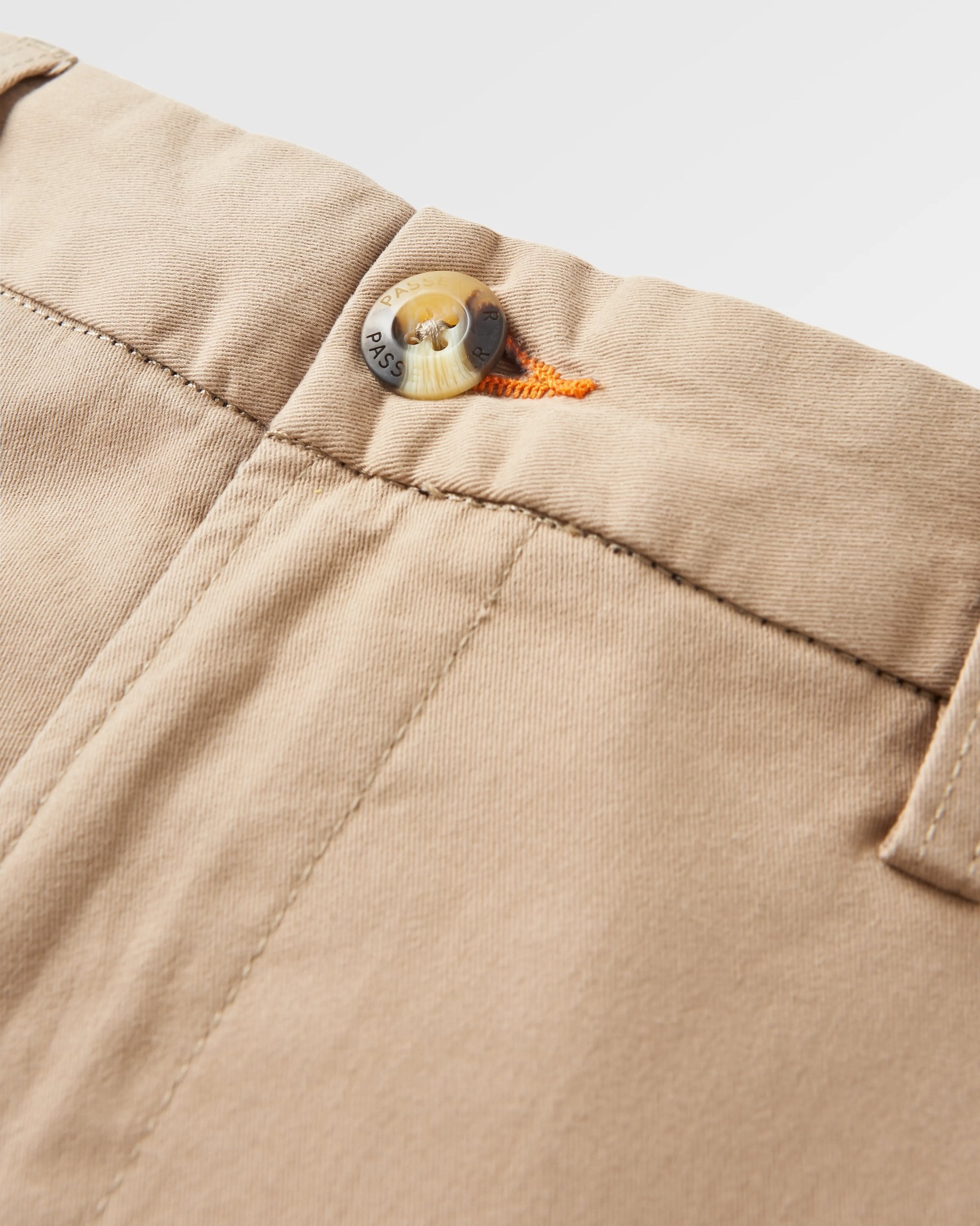 365 Organic Cotton Trouser - Chinchilla Brown - Flatlay