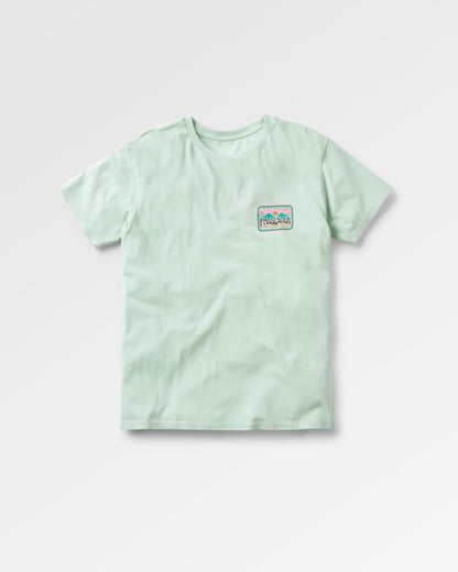 Golden Hour Recycled Cotton T-Shirt - Surf Spray - Flatlay