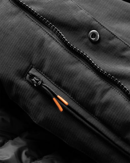 Explorer Waterproof Down Parka - Black - Flatlay