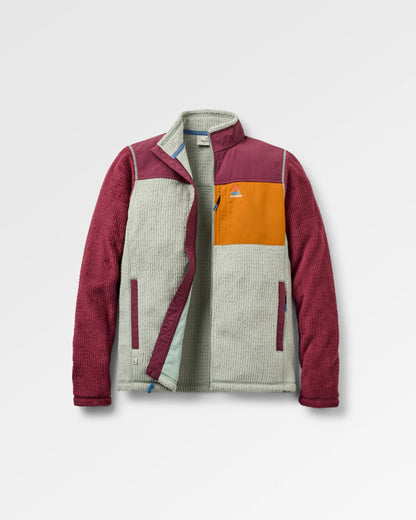 Venturescape Women's Recycled Fleece - Fig/Pistachio - Flatlay