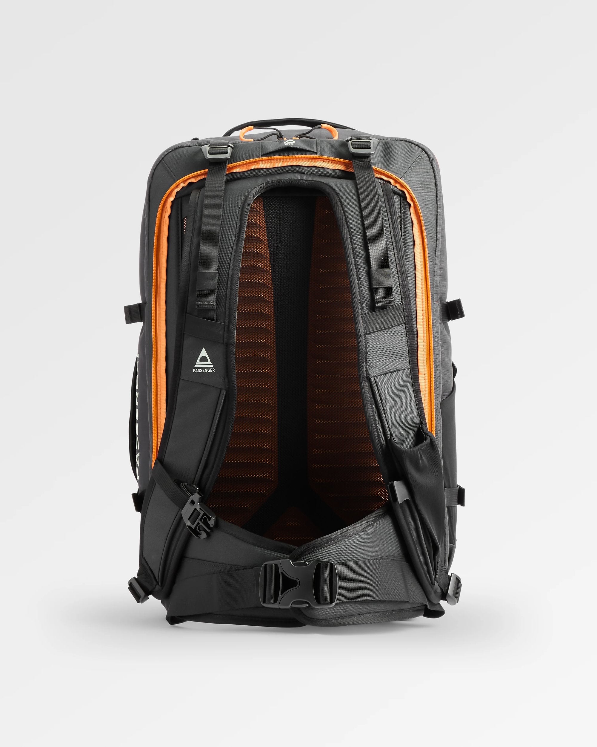 Atlas Recycled Backpack Duffel - Black - Flatlay