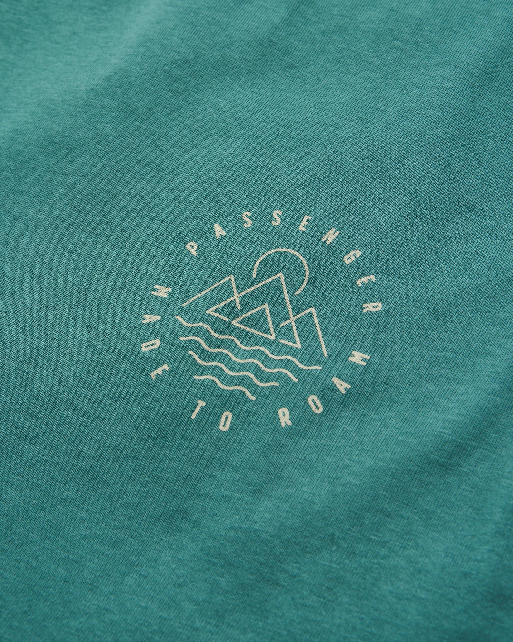 Escapism Recycled Cotton Vest - Deep Ocean - Flatlay