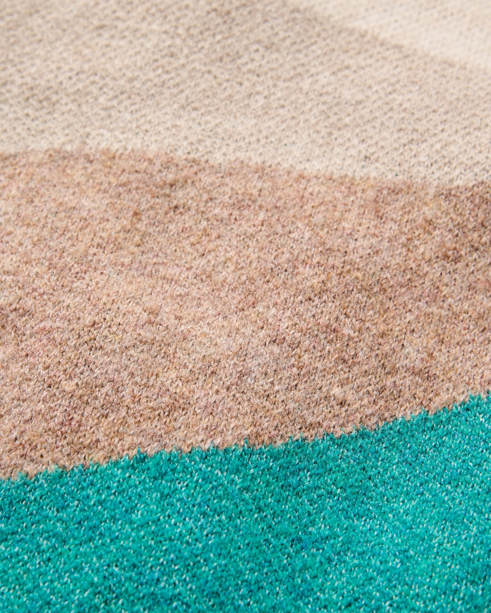 Scenic Recycled Knitted Jumper - Scenic Oat - Flatlay