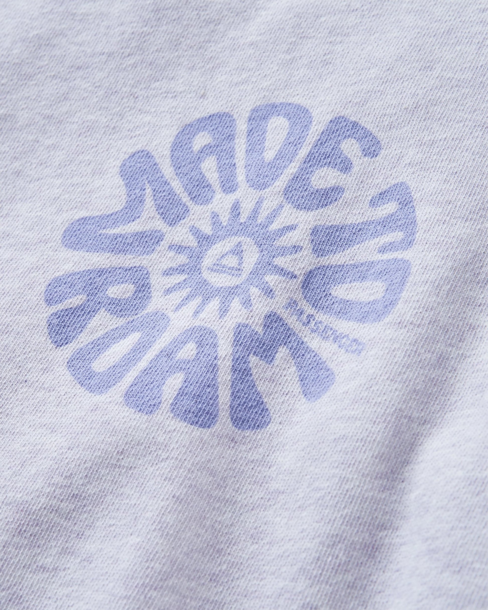 Fade Organic Cotton Sweatshirt - Lilac Mist Marl