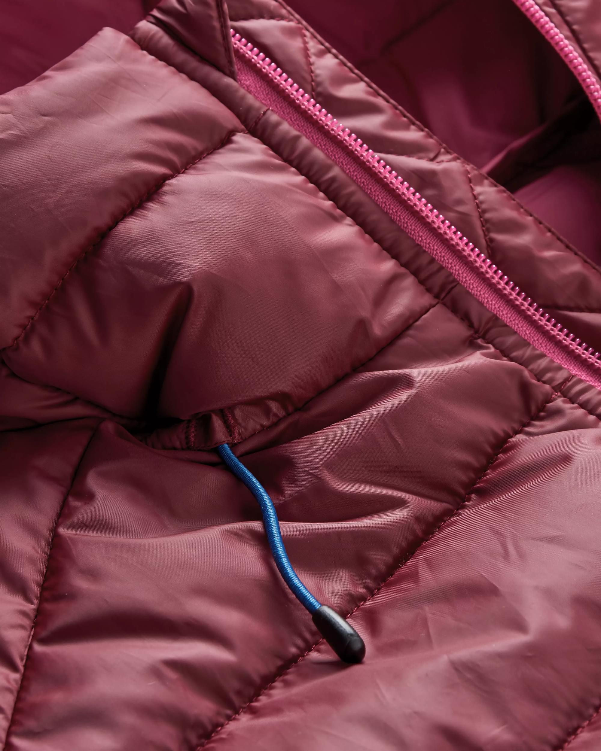 Pow Recycled 2.0 Insulated Jacket - Wine - Flatlay