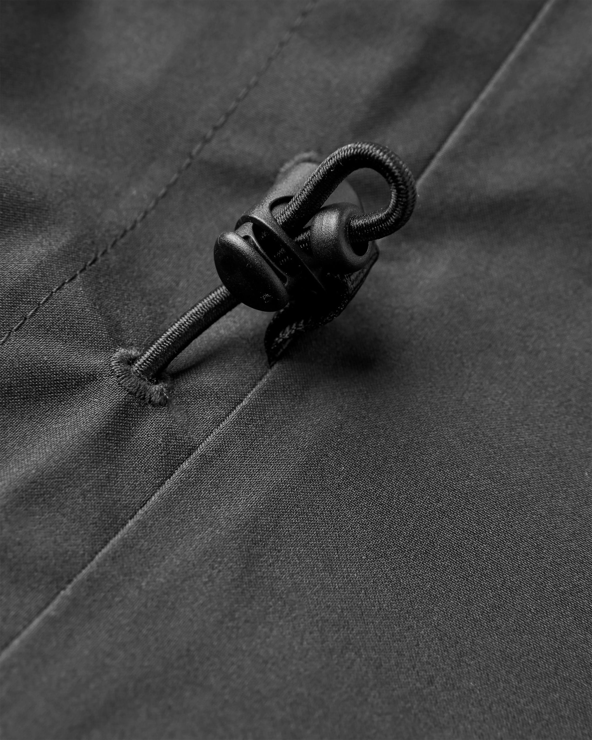 Five Season Recycled Waterproof Jacket - Black - Flatlay