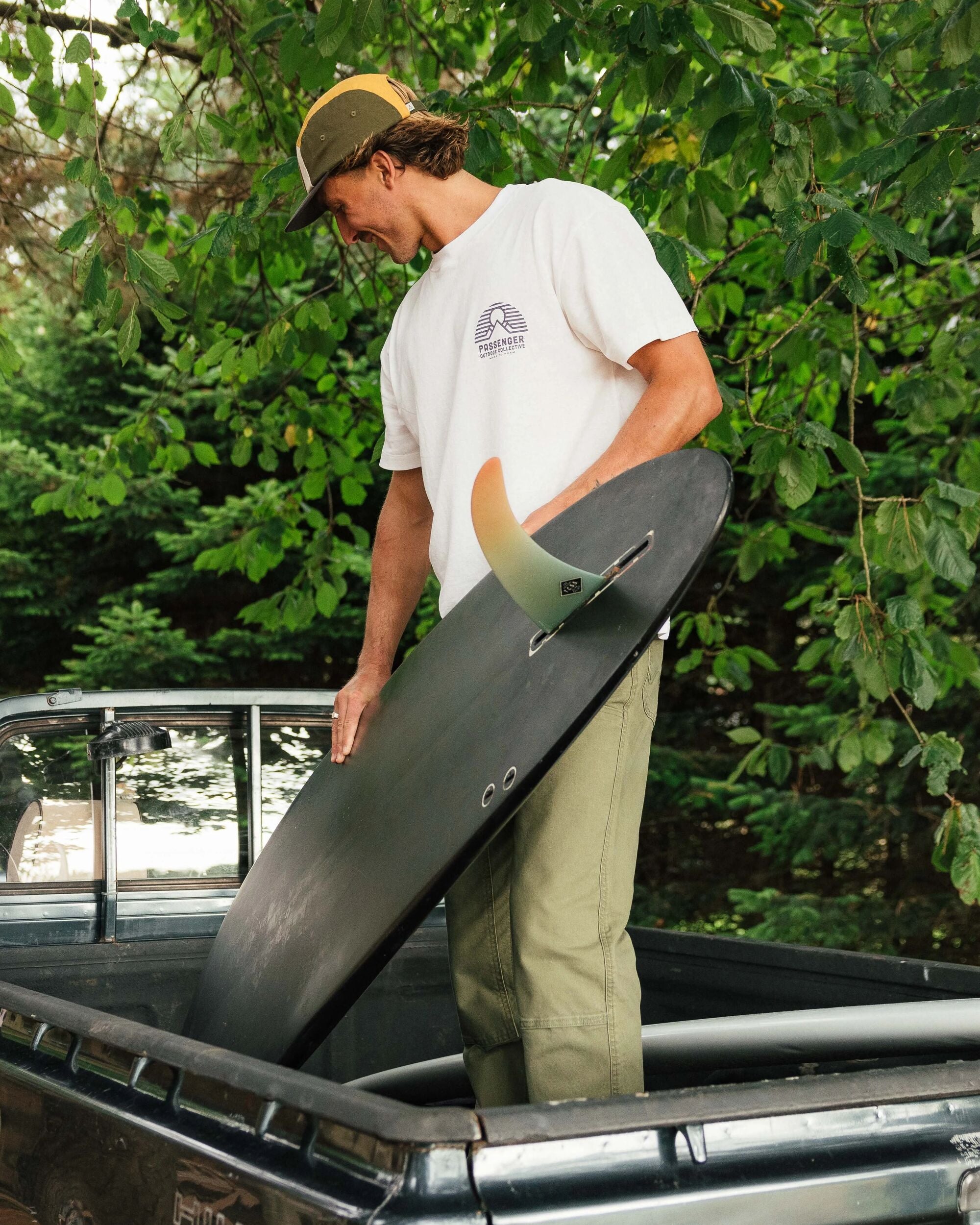 Elbio Recycled Relaxed Fit T-Shirt - White - Lifestyle