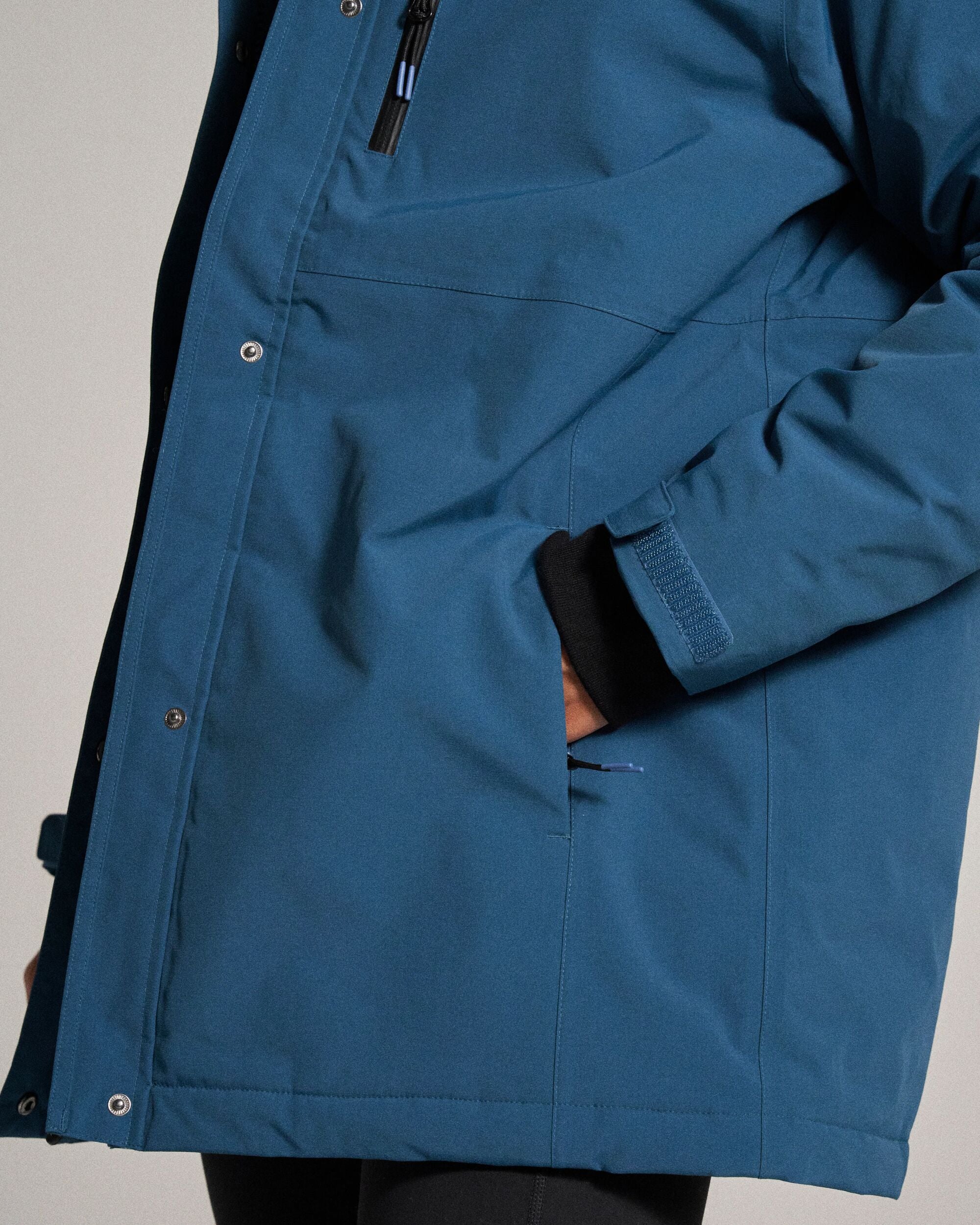 Cloudmont Waterproof Down Parka - Tidal Blue - Studio Model