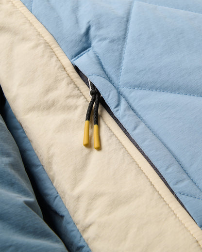 Ocean Insulated Anorak - Stormy Blue/Faded Denim - Flatlay