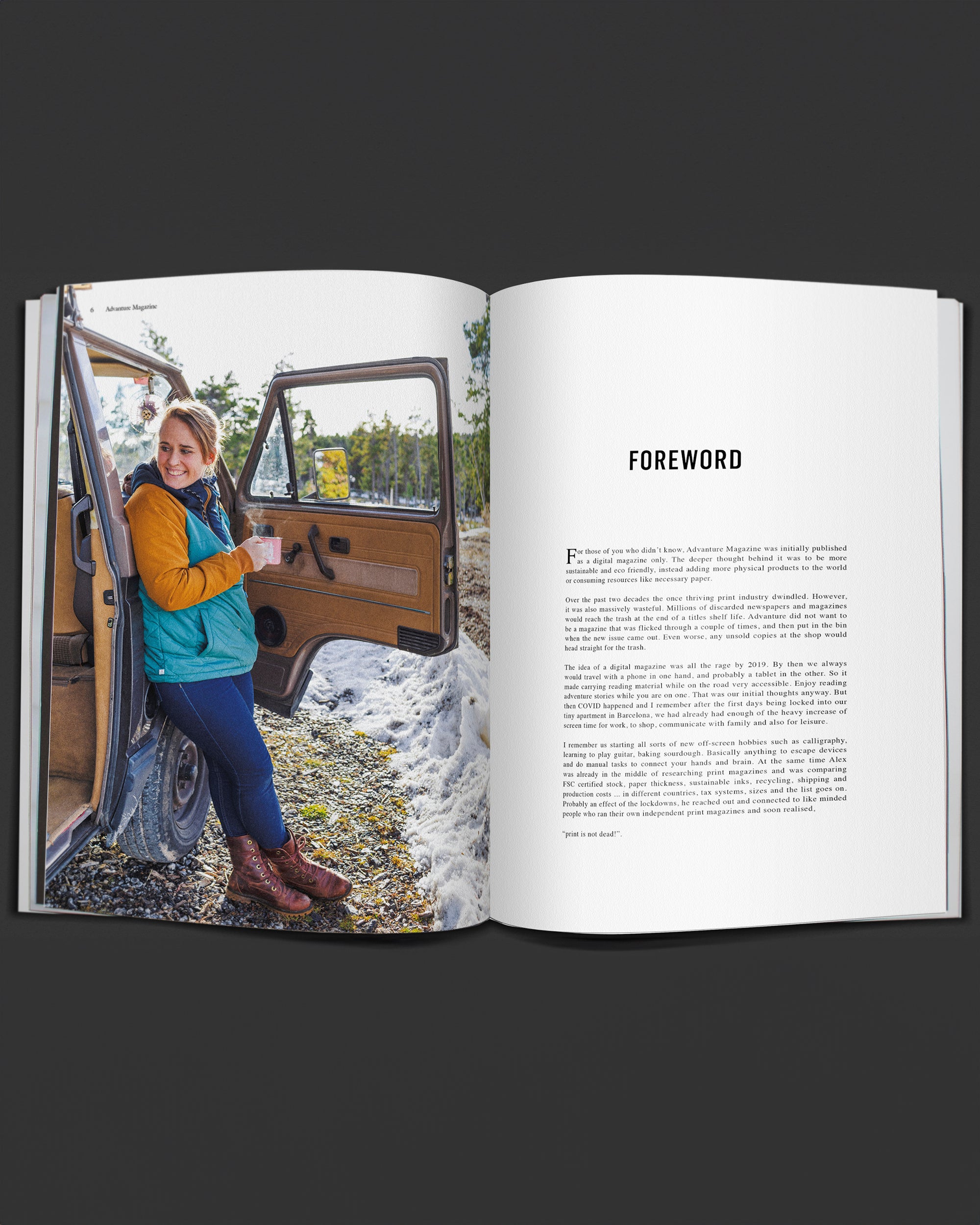 Advanture Magazine Special Edition issues 1-6 - Flatlay