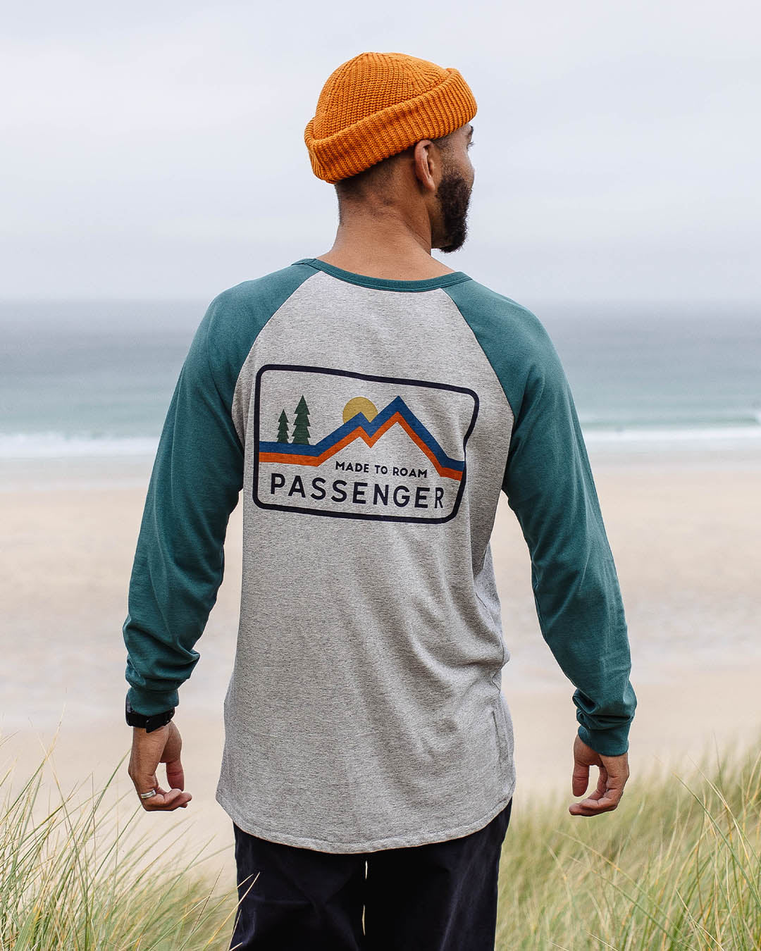 Made To Roam LS T-Shirt - Grey Marl - Lifestyle