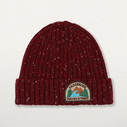 Katira Rib Knit Beanie - Russet