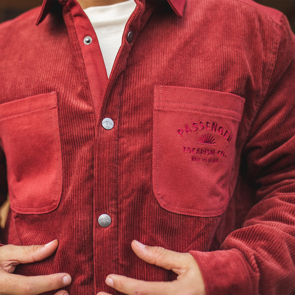 Kodiak Cord Shirt - Russet Brown