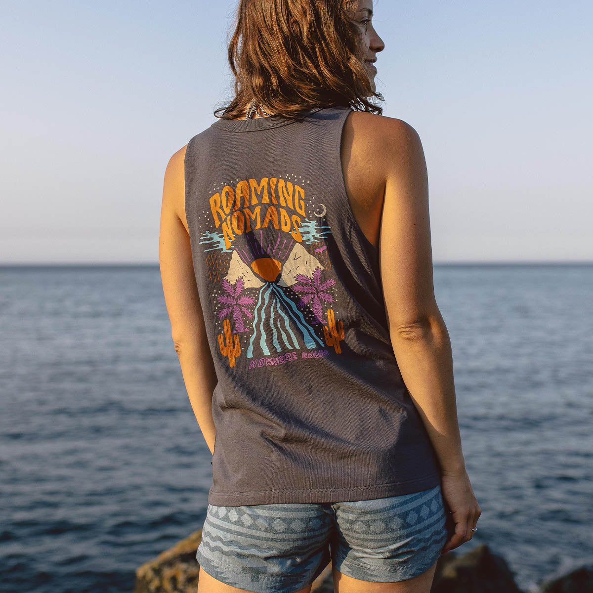 Cactus Vest - Faded Black - Lifestyle