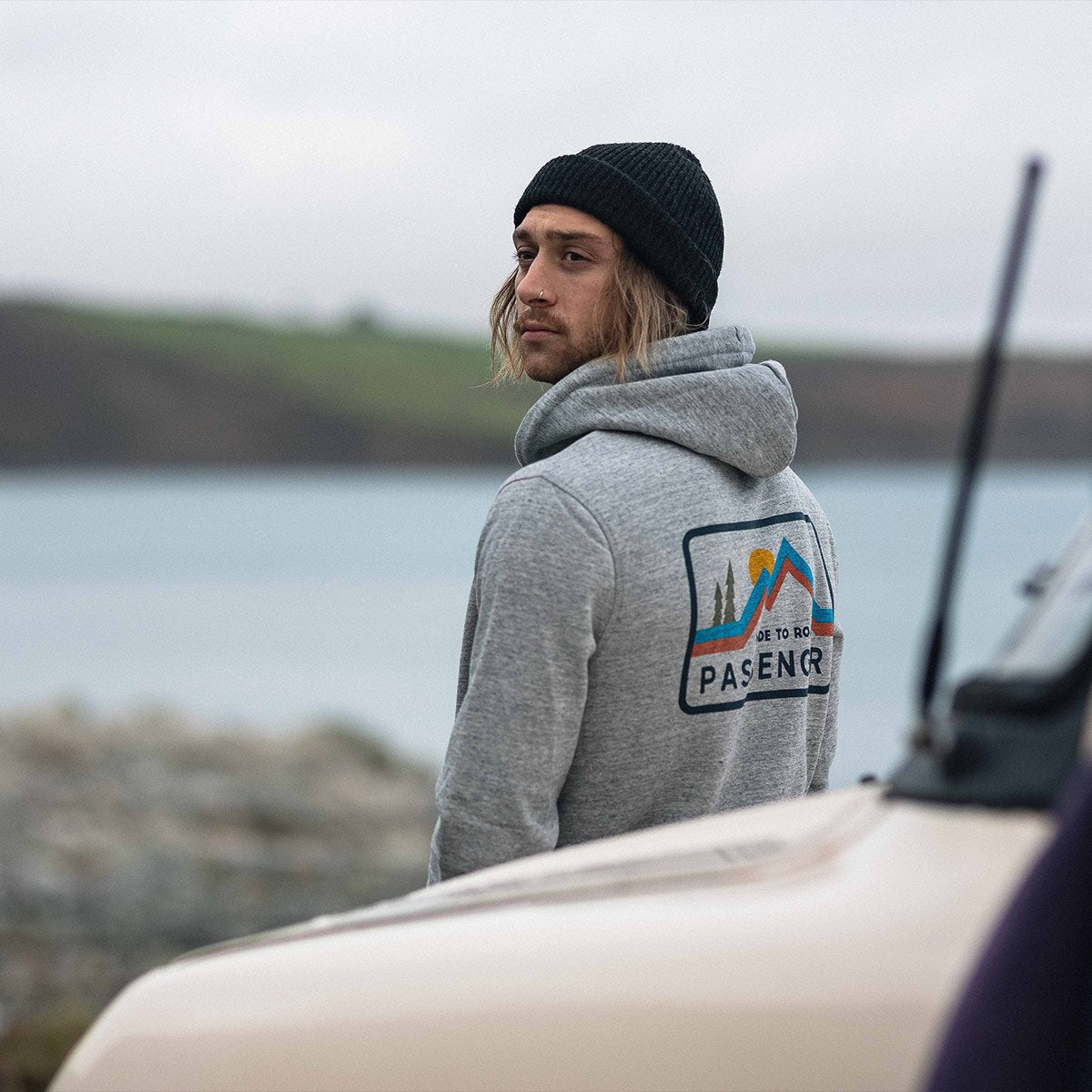 Made To Roam Hoodie - Grey Marl - Lifestyle