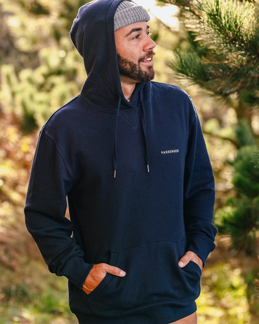 Made To Roam Hoodie - Deep Navy - Lifestyle