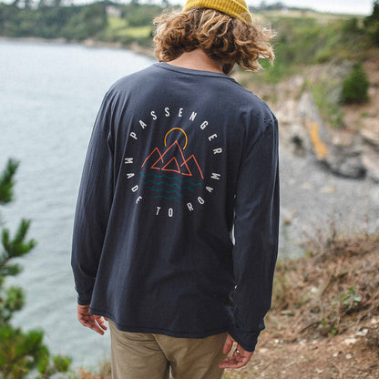 Escapism Recycled LS T-Shirt - Faded Black