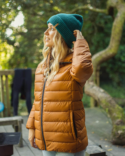 Womens_Compass Recycled Acrylic Beanie - Shaded Spruce