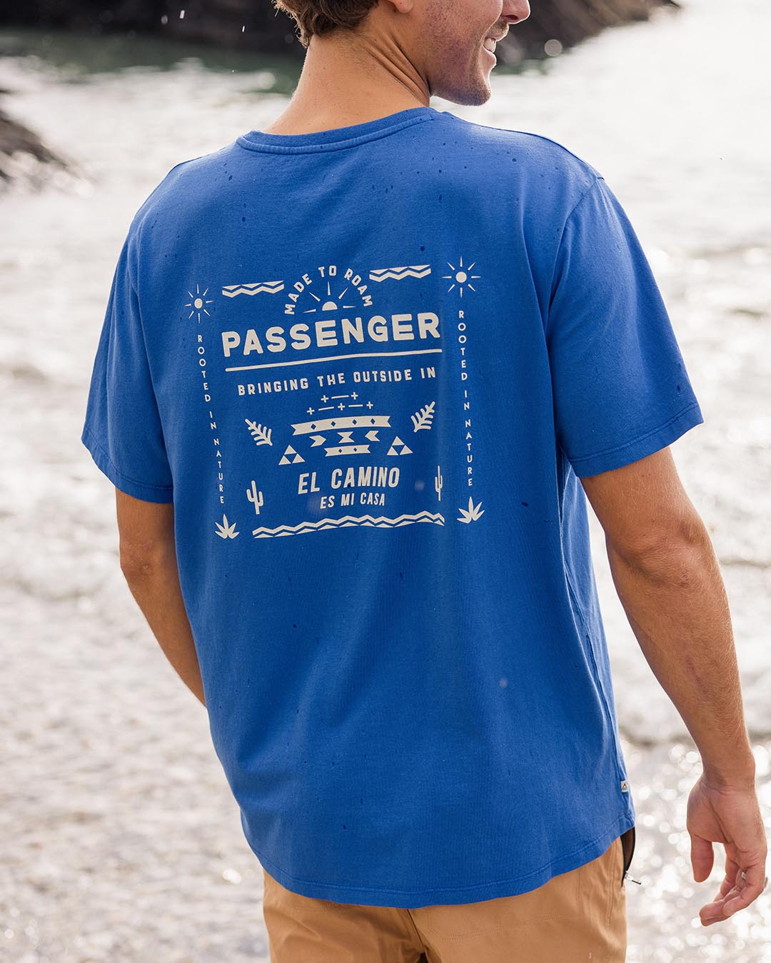 Roam Free T-Shirt - True Blue - Lifestyle