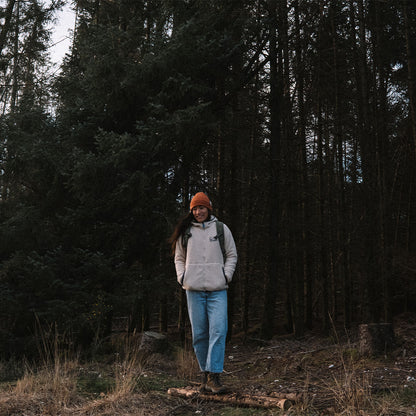 North Coast Full Zip Sherpa Fleece - Oatmeal