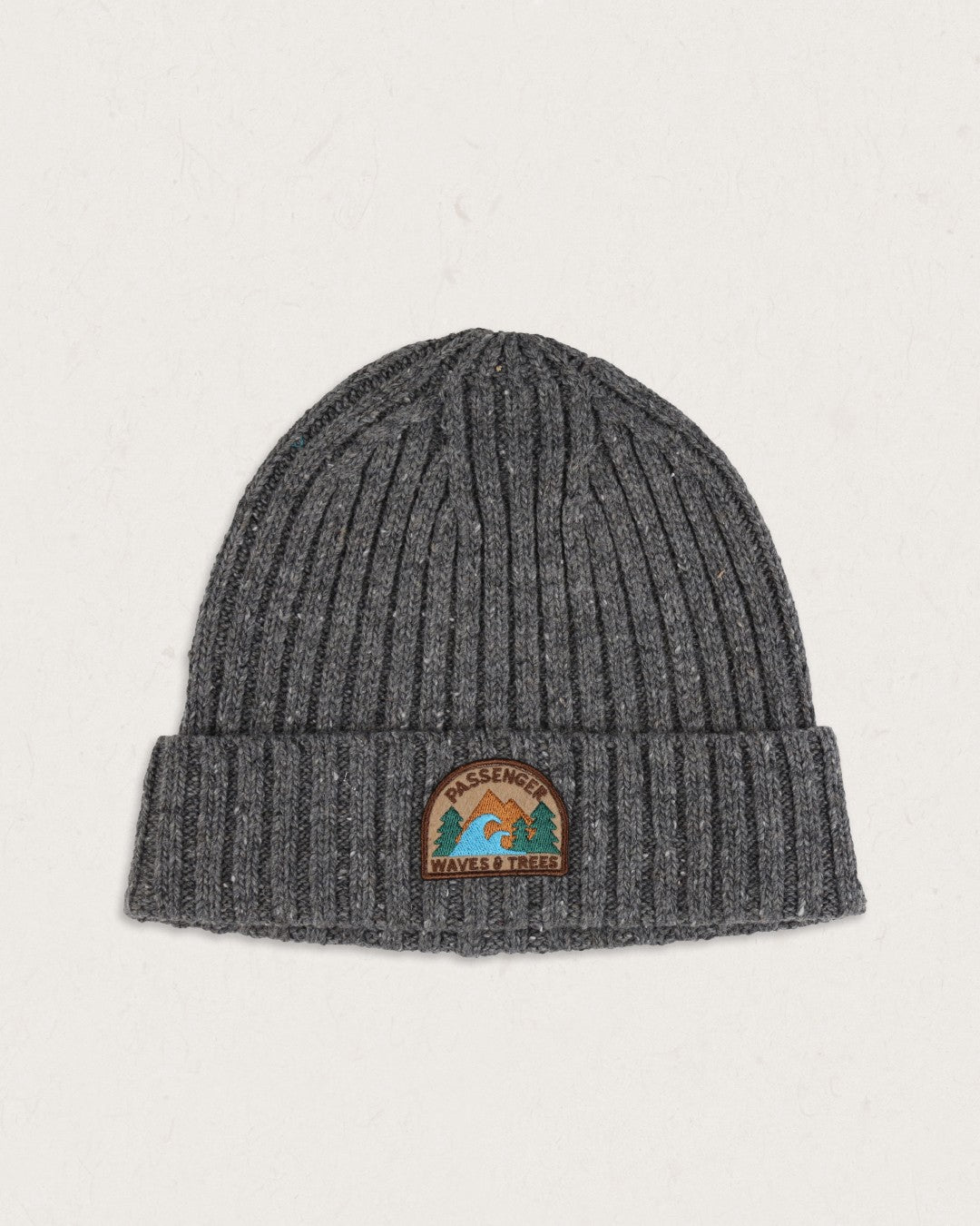 Katira Rib Knit Beanie - Charcoal