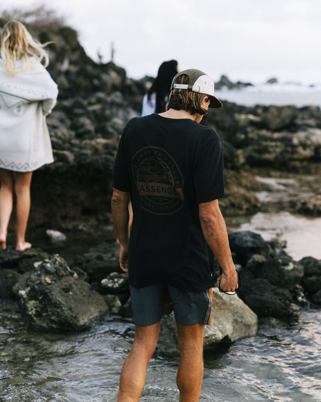 Odyssey Organic Cotton T-Shirt - Black - Lifestyle