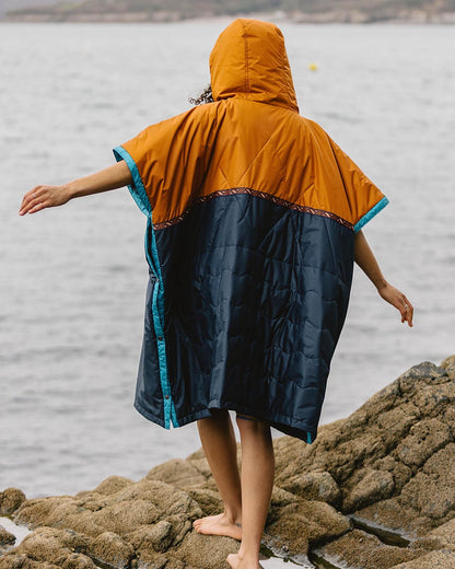 Outback Pull Over Changing Robe - Glazed Ginger/Deep Navy - Lifestyle
