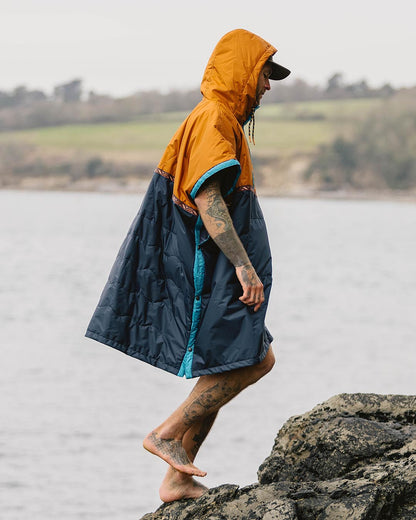 Outback Pull Over Changing Robe - Glazed Ginger/Deep Navy - Lifestyle