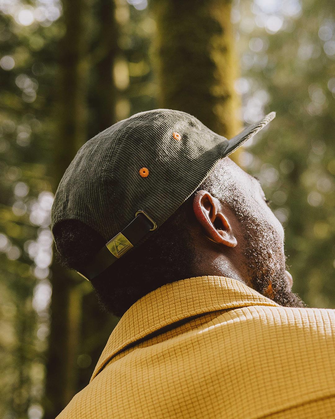 Fixie 5 Panel Recycled Cord Cap - Khaki