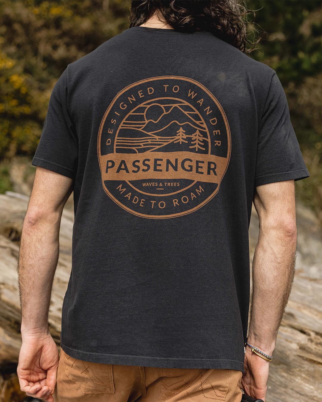 Odyssey Organic Cotton T-Shirt - Black - Lifestyle