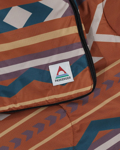 Twilight Recycled Sleeping Bag - Ginger Paddle Geo