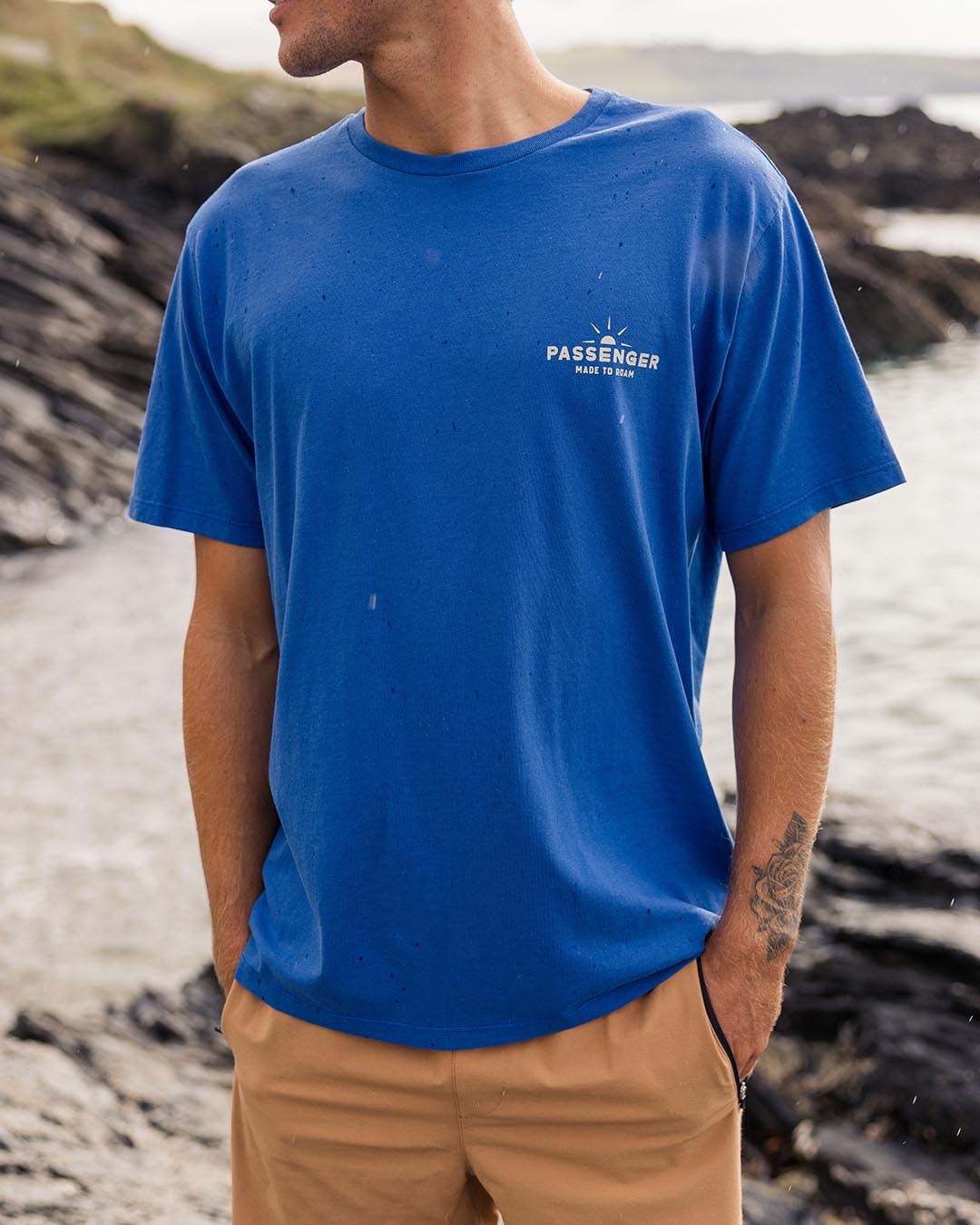 Roam Free T-Shirt - True Blue - Lifestyle